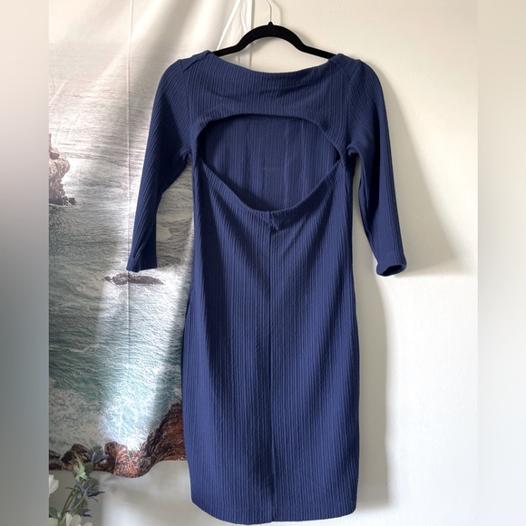 Free People XS Navy lace and back cut out - Picture 1 of 3